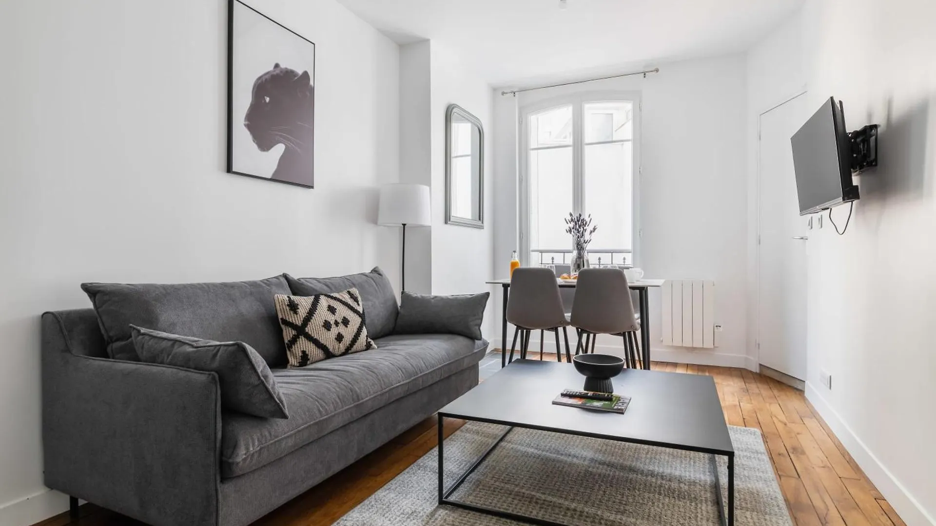 Apartment 2 Pieces Refait Neuf Metro Jaures - 19 - 4p - Flat-guest Paris
